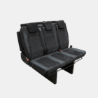 3-seater bench installation type "Fix" on a mounting plate.