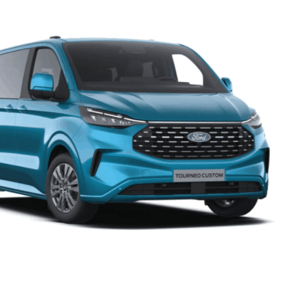 Ford Tourneo Custom in Digital Aqua Blue Metallic