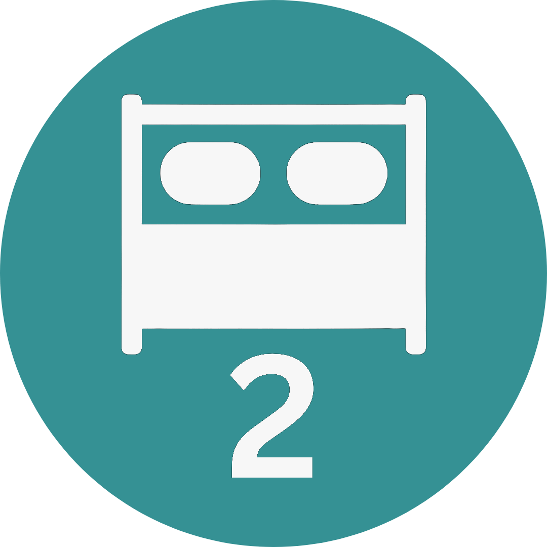 2 Schlafplätze Icon