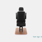 Illustration of the aluminum double rail with the Adventure seat variant.