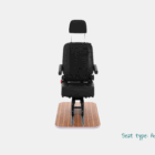 Illustration of the aluminum double rail with the Adventure seat variant.