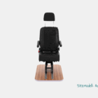 Abbildung der Aluminium Doppelschiene für den Van Ausbau mit dem Sitzmodell Adventure.