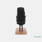 Abbildung der Aluminium Doppelschiene für den Van Ausbau mit dem Sitzmodell Ranger.