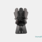 Abbildung der Aluminium Doppelschiene für den Van Ausbau mit dem drehbaren Sitzmodell Taxi.