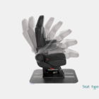 Illustration of the aluminum double rail with the Taxi seat variant.