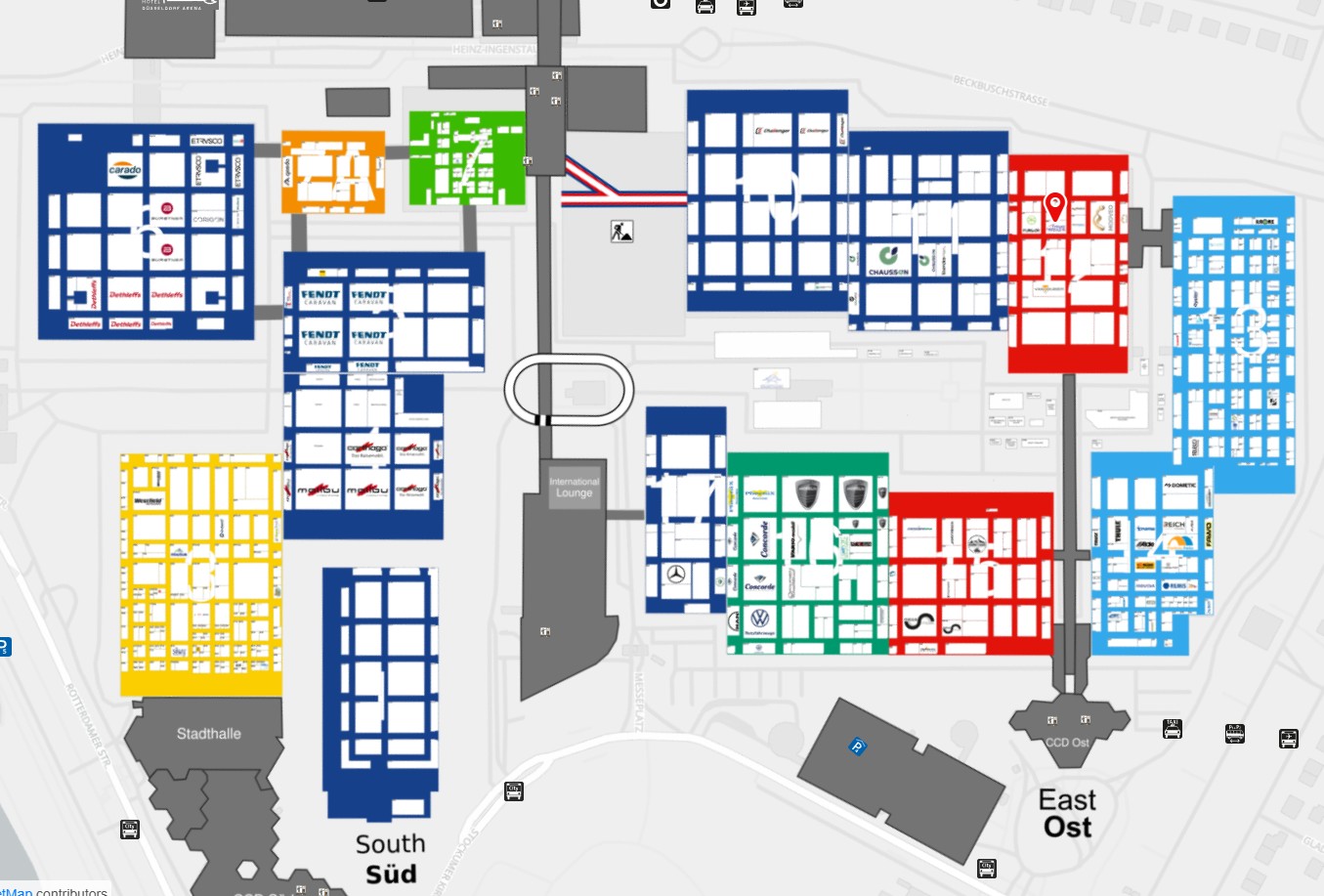 Hallenplan Caravan Salon 2026